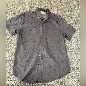 Cactus man button down shirt bicycles